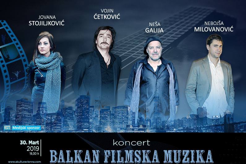 Koncert filmske muzike sa Balkana u Akzent teatru