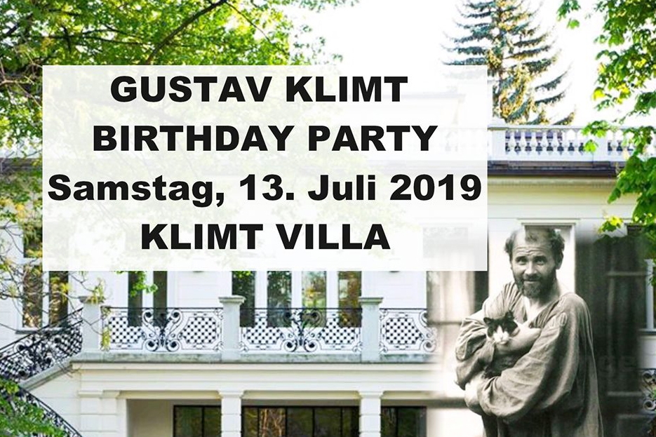 Klimt Geburtstagsfest in der Klimt Villa Wien