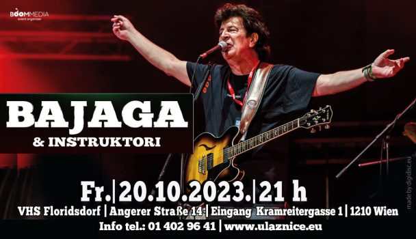 BAJAGA i INSTRUKTORI koncert u Beču
